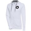 Antigua Boston Celtics Women's White Brushed Metallic Classy Victory Full Zip Hoodie For a short time only! Don't miss out on this fantastic jersey.