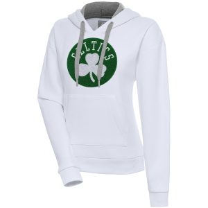 Antigua Boston Celtics Women's White Victory Pullover Hoodie Splendid Celebrate your team! Order this commemorative jersey.