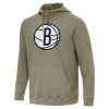 Antigua Brooklyn Nets Heather Olive Cloud Pullover Charming Hoodie Time - sensitive! Order now before the deal expires.