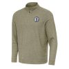 Antigua Marvelous Brooklyn Nets Olive Subtle Quarter Zip Sweatshirt Exclusive design! Own a jersey like no other.