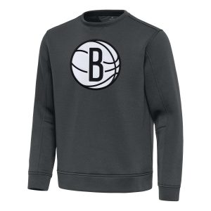 Antigua Brooklyn Nets Pewter Relevant Pullover Striking Sweatshirt Hurry! Exclusive offer. Get your hands on this outstanding jersey right away.