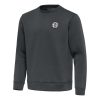 Antigua Brooklyn Nets Pewter Relevant Pullover Sweatshirt Exceptional Time - sensitive! Order now before the deal expires.