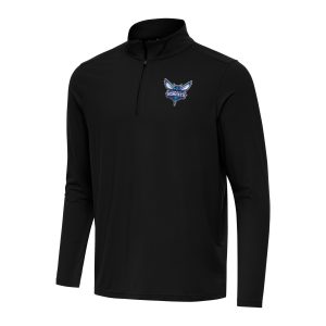 Antigua Charlotte Hornets Black Intent Quarter Dashing Zip Top Celebrate your team! Order this commemorative jersey.