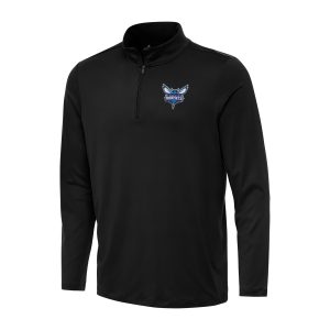 Antigua Charlotte Hornets Black Reprocess Quarter Terrific Zip Top Best - selling! Order this popular jersey before it's out of stock.