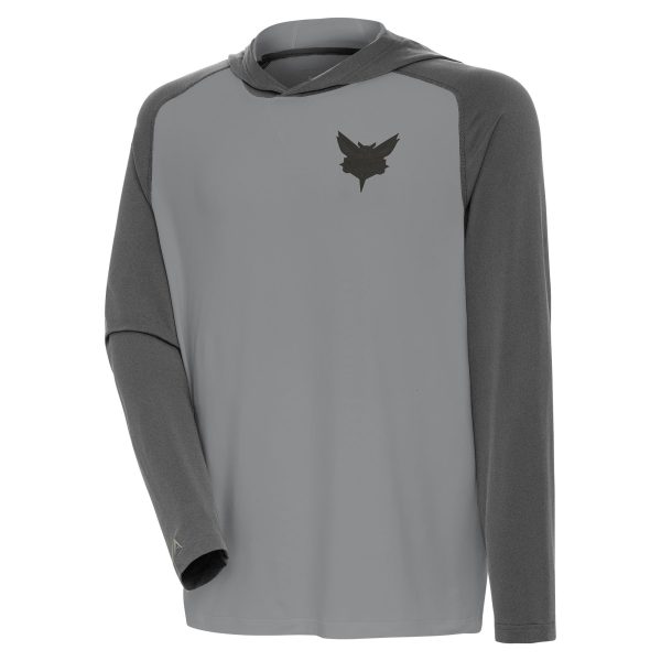 Antigua Captivating Charlotte Hornets Gray Tonal Intrepid Pullover Hoodie Exclusive design! Own a jersey like no other.