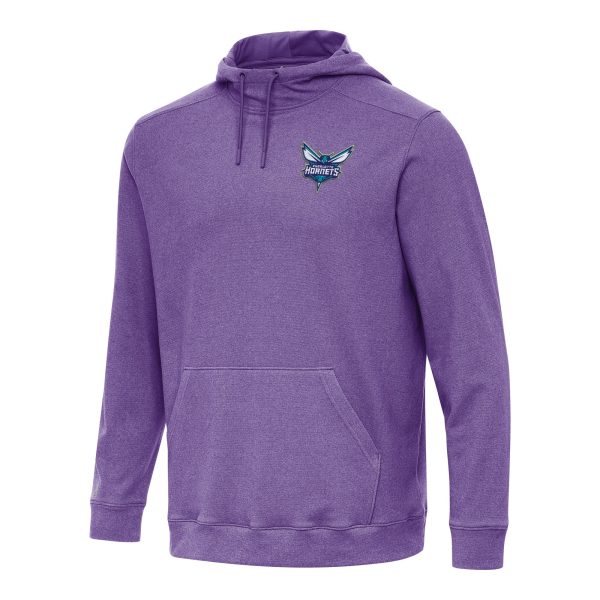 Antigua Charlotte Hornets Heather Purple Cloud Pullover Classy Hoodie Be a part of the action! Get this game - ready jersey.