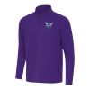 Antigua Amazing Charlotte Hornets Purple Intent Quarter Zip Top Limited stock! Be quick and grab this must - have jersey to support your team.