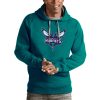 Antigua Charlotte Hornets Teal Logo Victory Pullover Hoodie Exquisite Be the first! Order this trendy jersey ahead of the crowd.