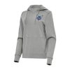 Antigua Charlotte Hornets Women's Unique Heather Gray Justice Pullover Hoodie Customizable! Personalize this great jersey.