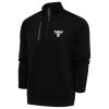 Antigua Chicago Bulls Black Metallic Logo Generation Quarter Zip Top Striking Be a part of the action! Get this game - ready jersey.
