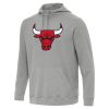 Antigua Chicago Bulls Heather Gray Cloud Pullover Hoodie Enchanting Proven quality! Invest in this reliable jersey.