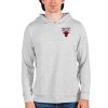 Antigua Chicago Bulls Heathered Gray Absolute Unique Pullover Hoodie Show your dedication! Own this special jersey for your team.