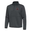 Antigua Admirable Chicago Bulls Pewter Twist Quarter Zip Pullover Top Show your dedication! Own this special jersey for your team.