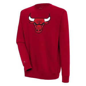 Antigua Chicago Bulls Glamorous Red Victory Pullover Sweatshirt Exclusive design! Own a jersey like no other.