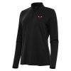 Antigua Chicago Bulls Women's Gorgeous Black Reprocess Quarter Zip Top Stand out from the crowd! Wear this eye - catching jersey.