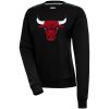 Antigua Dashing Chicago Bulls Women's Black Victory Crewneck Pullover Sweatshirt Be the first! Order this trendy jersey ahead of the crowd.