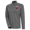 Antigua Chicago Bulls Women's Heather Black Confront Quarter Zip Dashing Pullover Top Experience luxury! Order this high - end jersey.