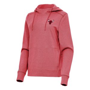 Antigua Chicago Alluring Bulls Women's Heather Red Justice Pullover Hoodie Show your dedication! Own this special jersey for your team.