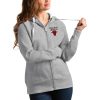 Antigua Chicago Bulls Women's Heathered Superb Gray Victory Full Zip Hoodie Be the first! Order this trendy jersey ahead of the crowd.