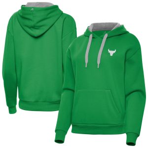 Antigua Chicago Bulls Women's Kelly Green St. Patrick's Day Victory Pullover Hoodie Terrific Collector's item! A rare addition to any collection.