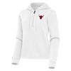 Antigua Chicago Bulls Elegant Women's White Contemporary Quarter Zip Hoodie For the true fans! Secure this authentic jersey now.
