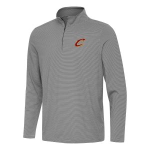 Antigua Cleveland Cavaliers Black Outstanding Twine Quarter Zip Top Stand out from the crowd! Wear this eye - catching jersey.