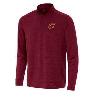 Antigua Elegant Cleveland Cavaliers Burgundy Bright Quarter Zip Top Unbeatable style! Get this stylish jersey now.