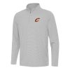Antigua Cleveland Cavaliers Gray Twine Quarter Zip Top Striking Enhance your game - day look! Get this fashionable jersey.