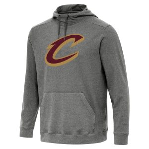 Antigua Cleveland Cavaliers Classy Heather Black Cloud Pullover Hoodie Exclusive design! Own a jersey like no other.