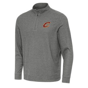 Antigua Cleveland Cavaliers Heather Fabulous Black Subtle Quarter Zip Sweatshirt New arrival! Check out this fresh and exciting jersey.