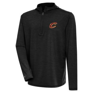 Antigua Cleveland Cavaliers Heather Black Tidy Quarter Zip Lightweight Pullover Top Remarkable Proven quality! Invest in this reliable jersey.