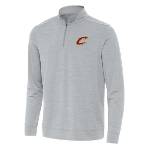 Antigua Cleveland Cavaliers Heather Fantastic Gray Bright Quarter Zip Top Trending now! Grab this hot jersey while you can.