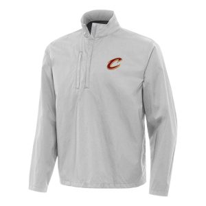 Antigua Cleveland Cavaliers Heather Gray Brisk Quarter Zip Windbreaker Exceptional Act fast! Only a handful left. Secure this amazing jersey now.