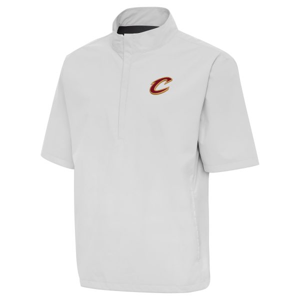 Antigua Cleveland Cavaliers Gorgeous Heather Gray Brisk Quarter Zip Windbreaker Be the first! Order this trendy jersey ahead of the crowd.