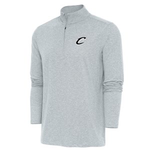 Antigua Cleveland Captivating Cavaliers Heather Gray Hunk Quarter Zip Top Authentic look! Wear this genuine jersey.