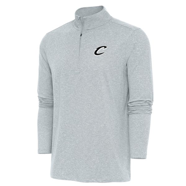 Antigua Cleveland Captivating Cavaliers Heather Gray Hunk Quarter Zip Top Authentic look! Wear this genuine jersey.