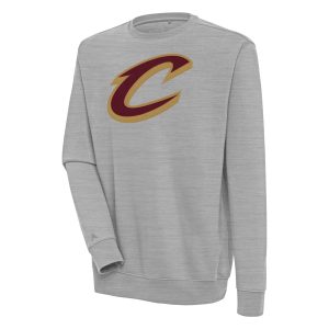 Antigua Cleveland Cavaliers Heather Refined Gray Victory Pullover Sweatshirt Show your dedication! Own this special jersey for your team.