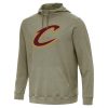 Antigua Cleveland Splendid Cavaliers Heather Olive Cloud Pullover Hoodie Collectors
