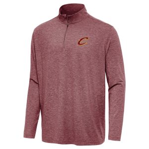 Antigua Cleveland Cavaliers Heather Wine Hunk Quarter Unique Zip Top Stand out from the crowd! Wear this eye - catching jersey.