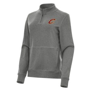 Antigua Cleveland Cavaliers Women's Captivating Heather Black Crush Quarter Zip Fleece Sweatshirt Be a part of the action! Get this game - ready jersey.