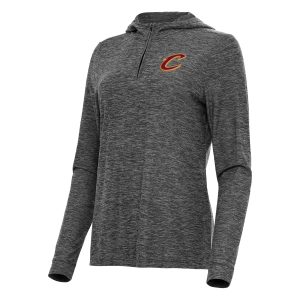 Antigua Cleveland Cavaliers Women's Premium Heather Black Daybreak Quarter Zip Hoodie Designed for performance! Get this functional jersey.