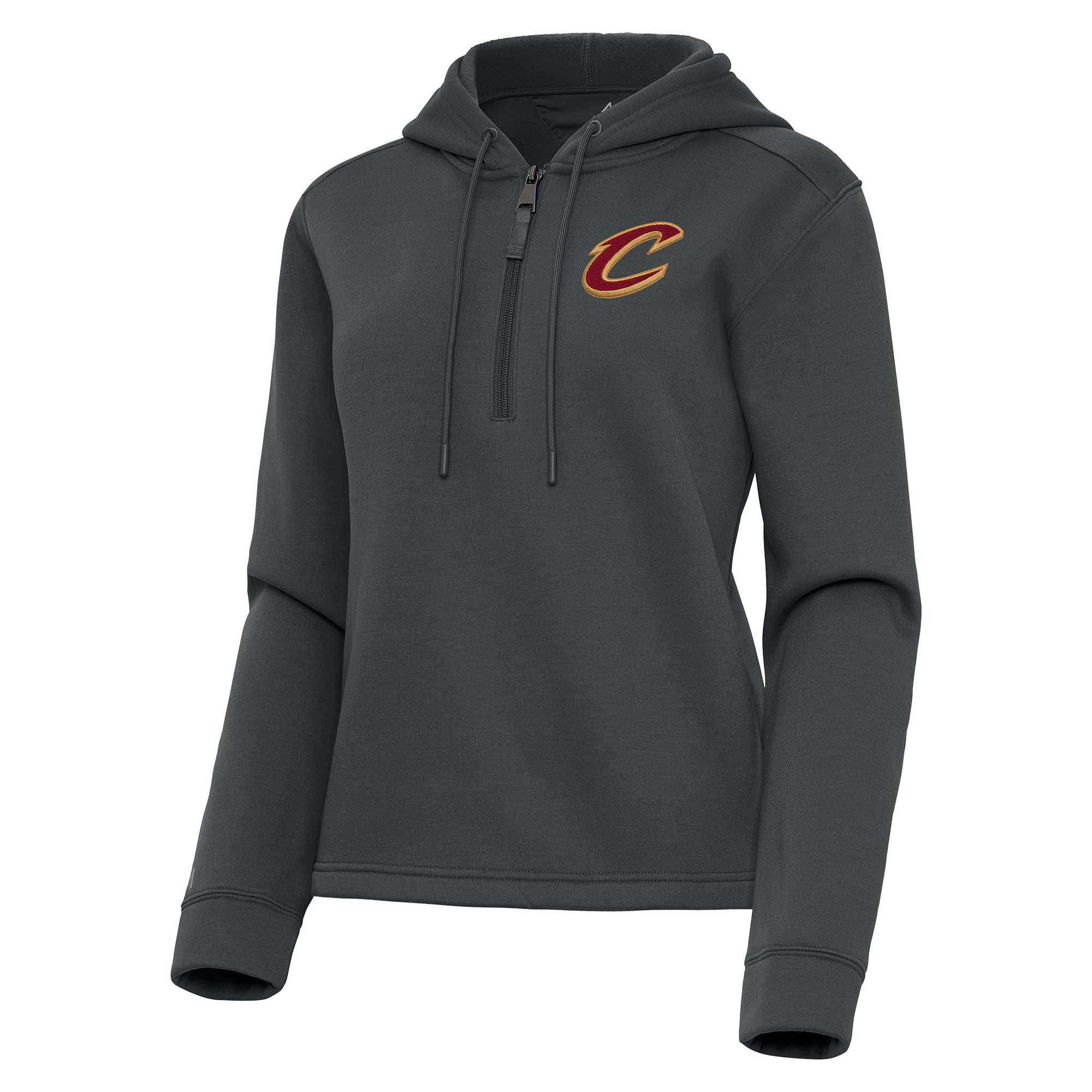 Antigua Cleveland Cavaliers Women's Admirable Pewter Contemporary Quarter Zip Hoodie Gift idea! Surprise a sports fan with this amazing jersey.
