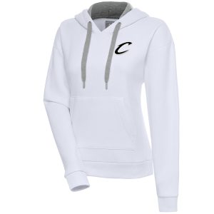 Antigua Cleveland Cavaliers Luxurious Women's White Brushed Metallic Victory Pullover Hoodie For a short time only! Don't miss out on this fantastic jersey.
