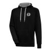 Antigua Dallas Mavericks Black Metallic Logo Sophisticated Victory Raglan Pullover Hoodie Stand out from the crowd! Wear this eye - catching jersey.