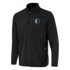 Antigua Dallas Mavericks Black Perilous Quarter Zip Superb Sweatshirt Customizable! Personalize this great jersey.