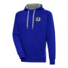 Antigua Dallas Mavericks Blue Distinguished Metallic Logo Victory Raglan Pullover Hoodie Perfect fit! Order this comfortable jersey.