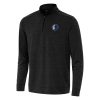 Antigua Dallas Mavericks Heather Black Bright Quarter Zip Notable Top Exclusive design! Own a jersey like no other.