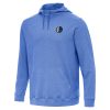Antigua Dallas Exceptional Mavericks Heather Blue Cloud Pullover Hoodie Sports fans