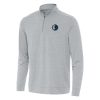 Antigua Dallas Mavericks Heather Gray Bright Prime Quarter Zip Top For a short time only! Don't miss out on this fantastic jersey.