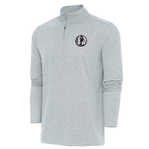 Antigua Dallas Mavericks Heather Gray Hunk Quarter Zip Top Premium - grade Be a part of the action! Get this game - ready jersey.